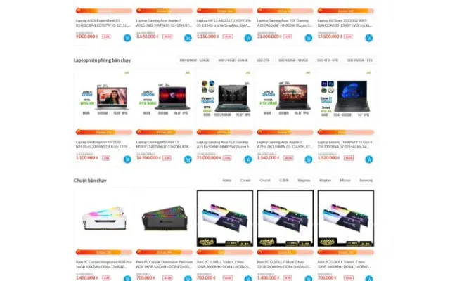 Giao Diện Web Máy Tính Gaming: Tối Ưu SEO, Xử Lý Thần Tốc