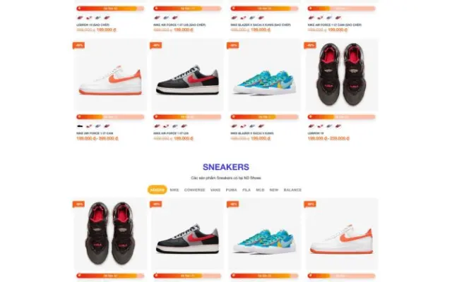 Giao Diện Website Giày Dép Chất Lịch Lãm, Chuẩn SEO 2026