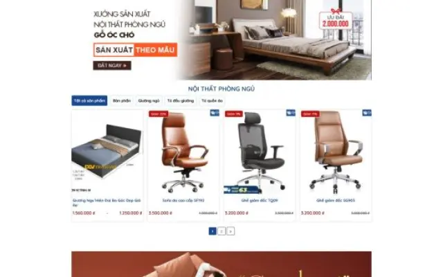 Giao Diện Website Nội Thất Sang Trọng: Tối Ưu SEO, Tăng Đơn Hàng