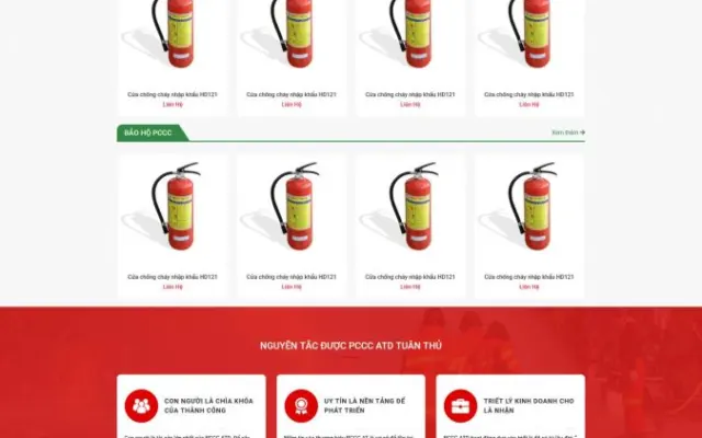 Giao Diện Website PCCC Chuyên Nghiệp: Tối Ưu SEO, Đạt Chuẩn
