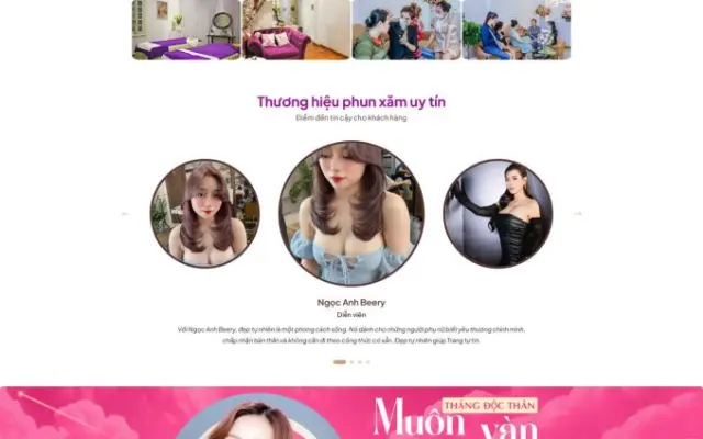 Giao Diện Website Spa Đẹp Chuẩn SEO Mới Nhất 2026