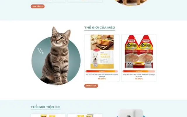 Giao Diện Website Thú Cưng Siêu Đáng Yêu: Chuẩn SEO