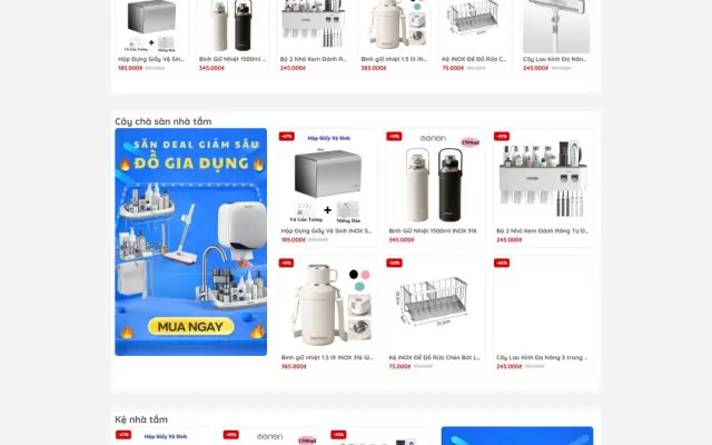 Website bán đồ gia dụng
