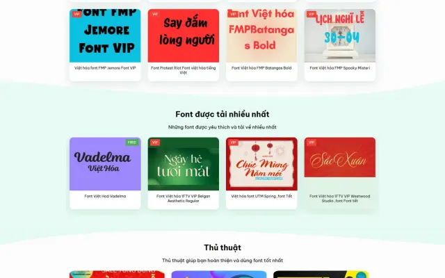 Website Bán Tài Nguyên Số & Font Chữ Chuẩn SEO