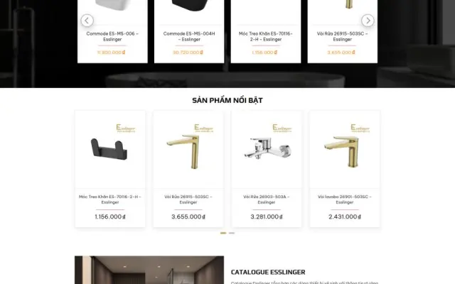 Website Bán Vòi Sen & Thiết Bị Vệ Sinh