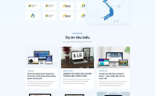 Website Công Ty Thiết Kế Website & Digital Marketing Chuyên Nghiệp