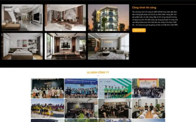 Website Kiến Trúc Nội Thất Giống SBS House Chuẩn SEO 2026