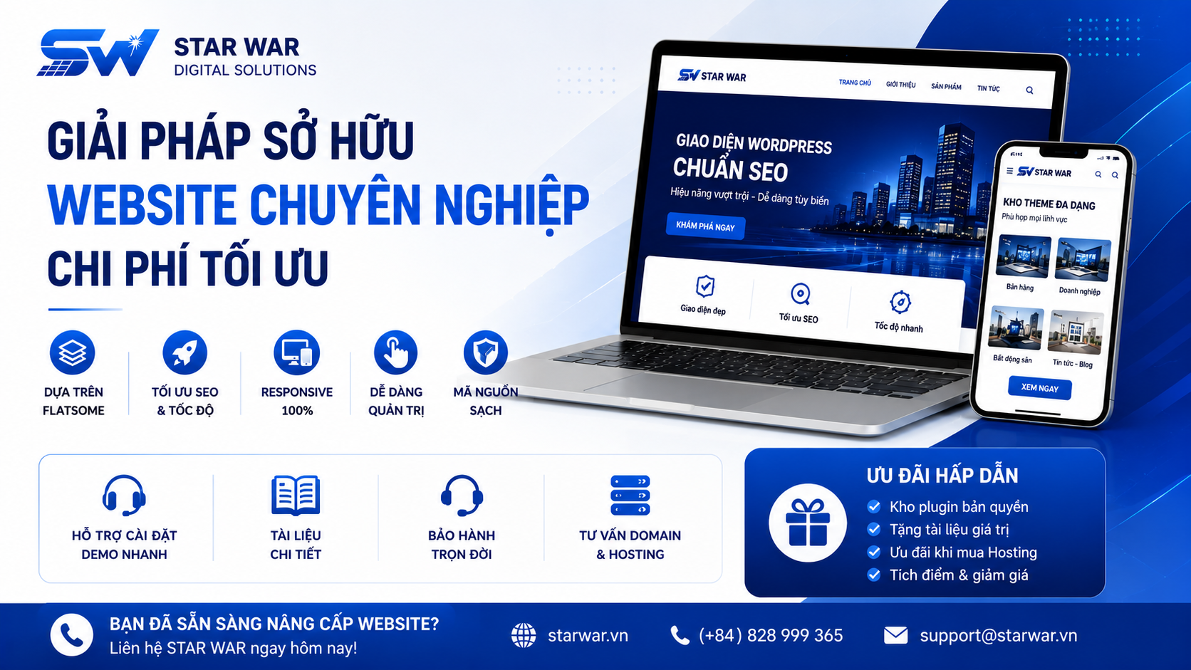 Mua theme giá rẻ, đẹp, chuẩn SEO – đã Việt hóa