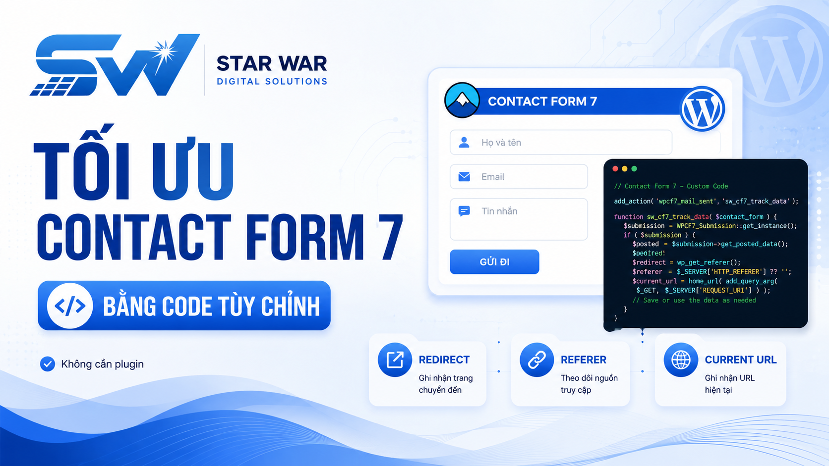 Thêm tính năng cho Contact Form 7 không dùng plugin