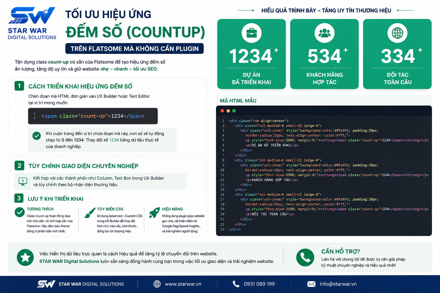 Chèn Countdown Theme Flatsome không cần dùng Plugin