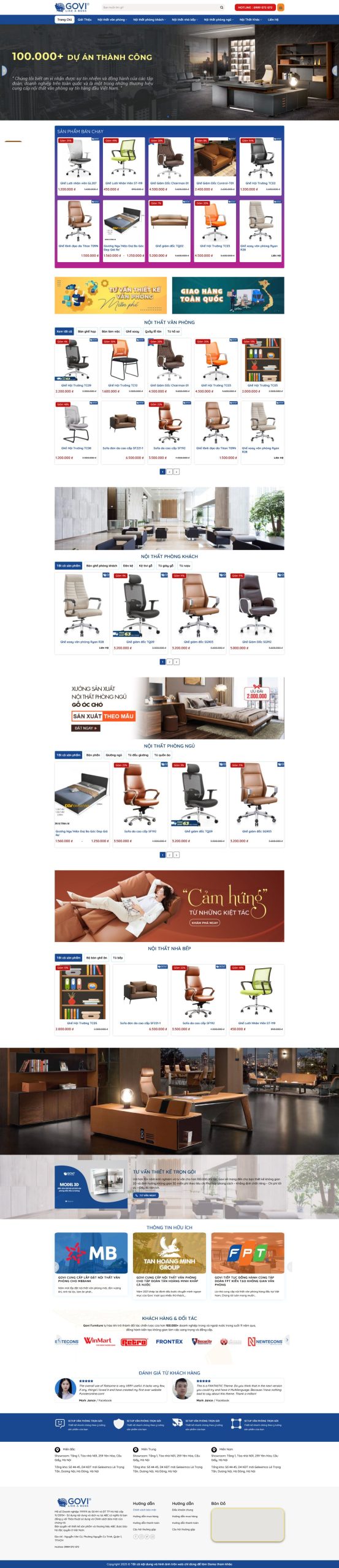 Giao diện Giao Diện Website Nội Thất Sang Trọng: Tối Ưu SEO, Tăng Đơn Hàng