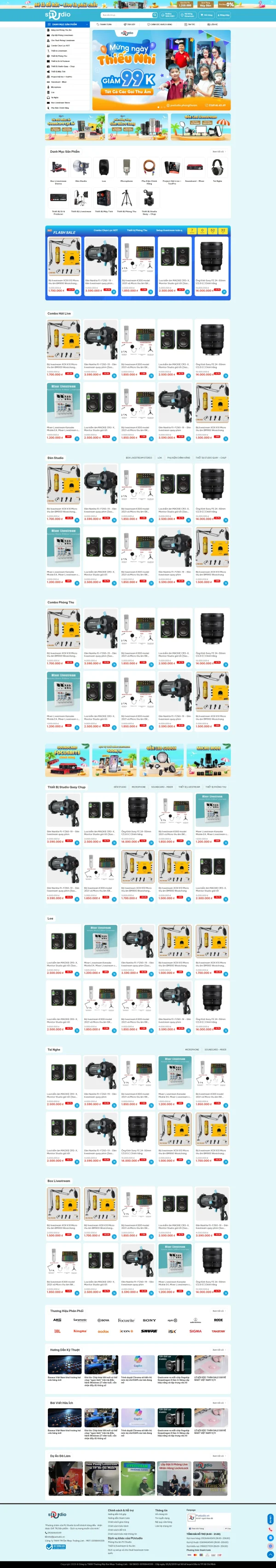 Ảnh 2 - Website bán phụ kiện cho studio