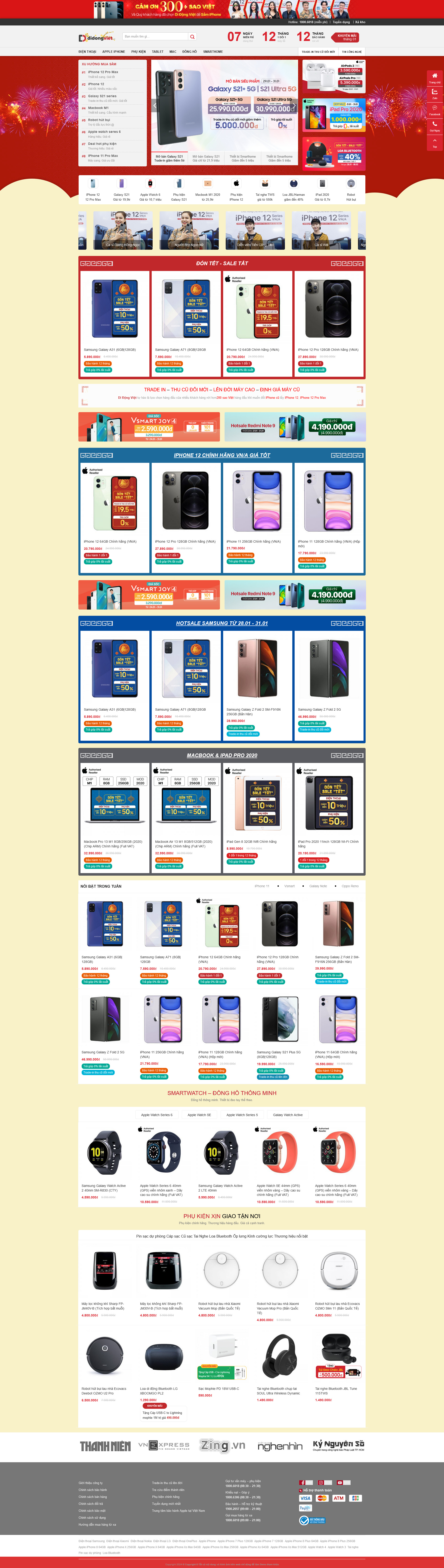 Website di động việt