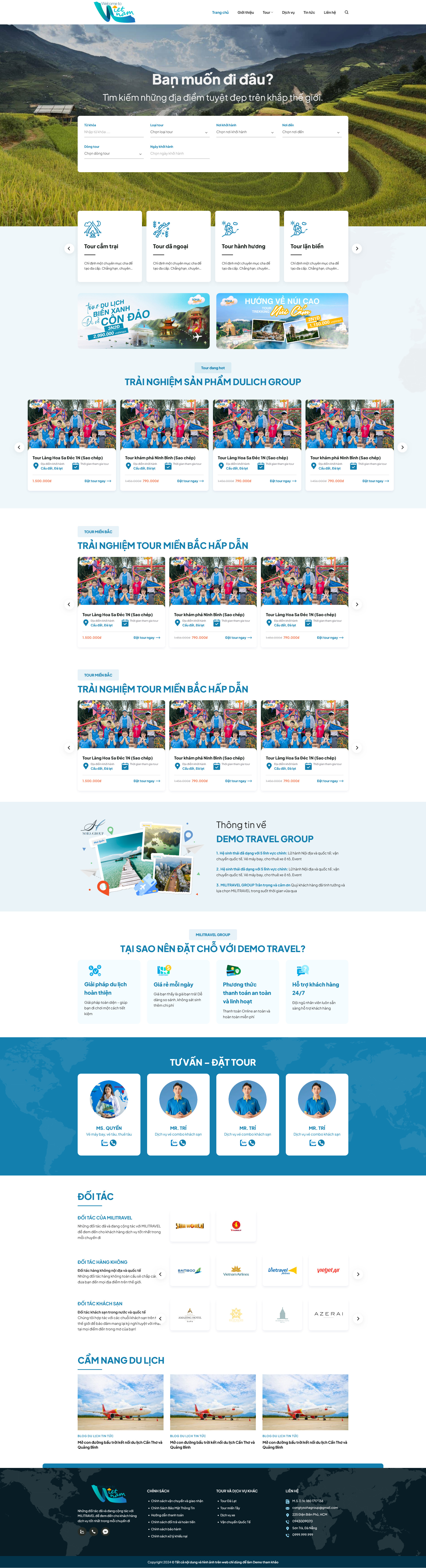 Website du lịch 21