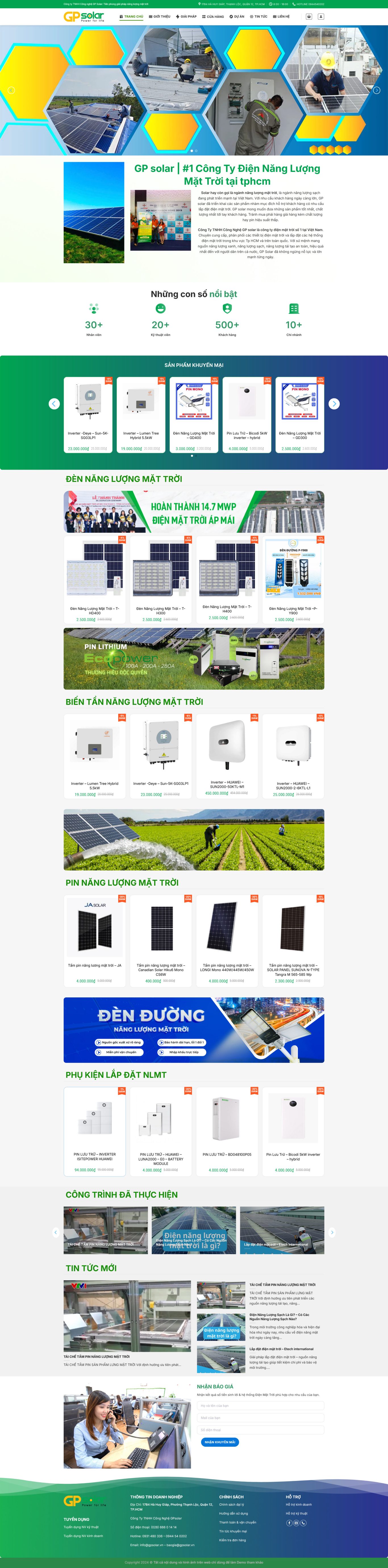 Website năng lượng mặt trời solar3